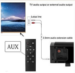 Loa soundbar tivi bluetooth 5.0 mới soundbar P09