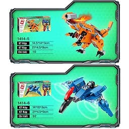 Đồ chơi lắp ráp trẻ em bằng nhựa ABS an toàn -Robot Chiến Binh Sura 553 Chi tiết - LEGO STYLE