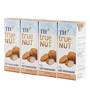 Lốc 4 hộp Sữa hạt Macca TH true NUT (180ml)