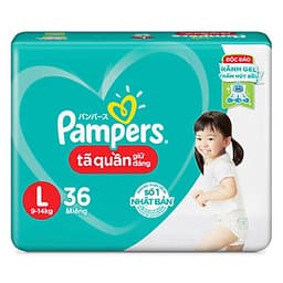 Tã Quần Pampers Giữ Dáng Mới Gói Lớn L36 (36 Miếng)