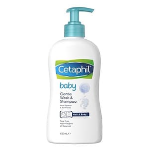 Sữa Tắm Gội Toàn Thân Cetaphil Baby Gentle Wash Shampoo 2 in 1 (400ml)