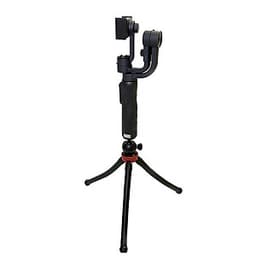 Gậy chống rung cho điện thoại 3 trục ( 3 axis) - Tặng kèm chân đỡ bạch tuốc lớn Selfiecom - Hàng chính hãng