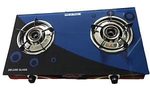 BẾP GAS ĐÔI MẶT KÍNH INOX 304 KINGCOOK - Hàng Chính Hãng