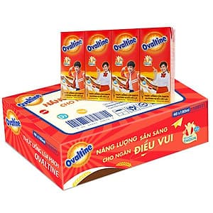 Thùng 48 Hộp Sữa Lúa Mạch Ovaltine (180ml/Hộp)