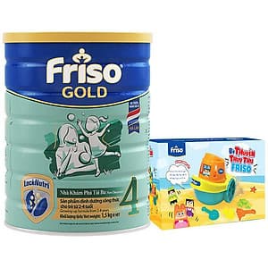 Sữa Bột Friso Gold 4 Cho Trẻ Từ 2-4 Tuổi 1.5kg + Tặng bộ lắp ráp (Quà ngẫu nhiên)