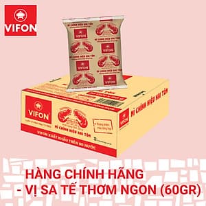 Thùng 30 Mì VIFON Chính Hiệu Hai Tôm (60g / Gói) 