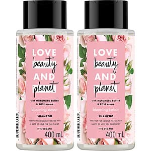Combo 2 Dầu Gội Love Beauty And Planet Cho Tóc Nhuộm 400ml