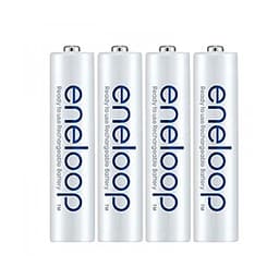 Pin sạc AAA Eneloop 750mAh HRM03 vỉ 4 Viên - phiên bản nội địa box Nhật (Trắng) - Hàng nhập khẩu