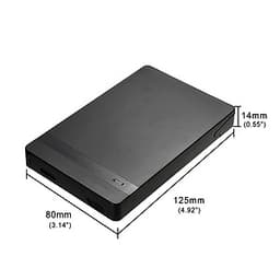 Ổ cứng gắn ngoài 2,5 "USB USB 3.0 1TB Máy tính để bàn di động Hộp đĩa cứng di động