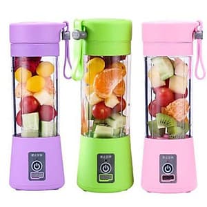 Máy Xay Sinh Tố Mini Cầm Tay 6 Lưỡi (Giao Màu Ngẫu Nhiên) + Tặng 2 Bàn Chải Đánh Răng