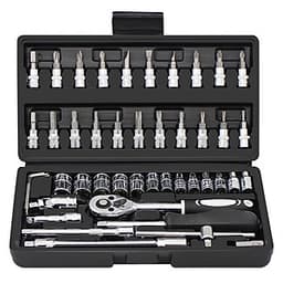 Vanadium Steel Sleeve Tool Combination Repair Kit Tool Sleeve Auto Repair Kit 46 piece/sets