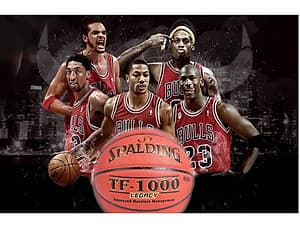 Quả Bóng Rổ Spalding Size Số 7 Tiêu Chuẩn Thi Đấu NBA Cao cấp