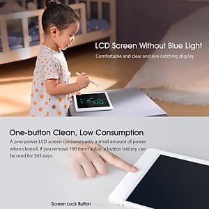 Bảng Vẽ Màn Hình Xiaomi Mijia LCD Writing Tablet 13.5 inch Kèm Bút Vẽ Kỹ Thuật Digital Drawing - Nhập Khẩu Chính Hãng