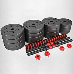 BỘ 40KG TẠ BG MIẾNG NHỰA ĐEN CAO CẤP ĐA NĂNG ( hàng nhập khẩu)