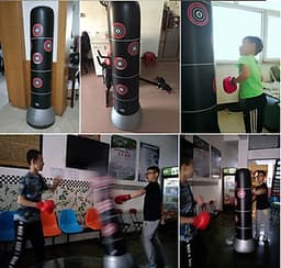 Vỏ Trụ Đấm Bốc Tự Cân Bằng Cao Cấp – Kèm Bộ Bơm Hơi – Chính Hãng miDoctor – Trụ Đấm Bốc Tự Cân Bằng - mi01
