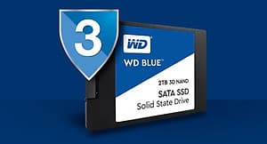 Ổ Cứng SSD WD Blue 3D NAND 250GB WD S250G2B0A (2.5 inch) - Hàng Chính Hãng