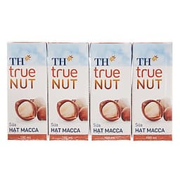 Lốc 4 hộp Sữa hạt Macca TH true NUT (180ml)