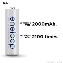 Combo 4 Pin Eneloop AA Và Sạc Panasonic BQ-CC51 - Hàng Nhập Khẩu