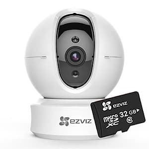 Camera IP Wifi Ezviz C6C CS-CV246 + Thẻ nhớ Ezviz 32GB - Hàng Chính Hãng