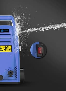 Máy xịt rửa xe áp lực cao Kachi MK192 1200W - Màu xanh dương - Hàng chính hãng