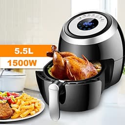 Nồi chiên không dầu công nghệ TBS, công suất 1500W, dung tích 5.5L 