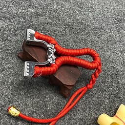 Ná (súng) cao su bò húc kèm 3 bộ dây 1mm 2 lớp (đỏ)