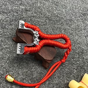 Ná (súng) cao su bò húc kèm 3 bộ dây 1mm 2 lớp (đỏ)