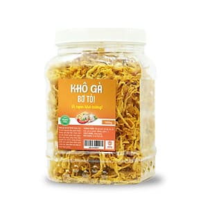 Khô Gà Bơ Tỏi Thơm Mùi Tỏi TETE 500gram
