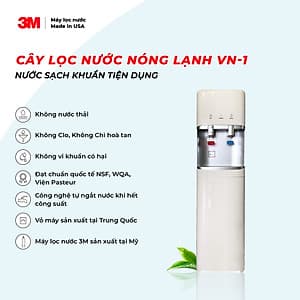 Combo Máy Lọc Nước 3M AP EASY CYST FF + Thân Máy Nóng / Lạnh (Model VN-1) - Lưu Lượng Nước 5,7 Lít/phút - Công Suất Lọc 7.571 Lít - Hàng Chính Hãng 3M