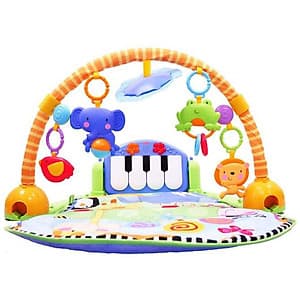 Bộ thảm nằm chơi có nhạc kèm đồ chơi và piano cho bé sơ sinh 