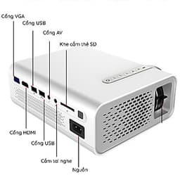 Máy Chiếu Phim Mini LED Độ Phân Giải 1080p HD YG530 - Hàng Chính Hãng