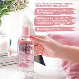 Nước Tẩy Trang Vitamin Và Hoa Hồng Sáng Da  Pond's Micellar Water