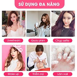 Đèn led ring livestream, chụp ảnh, makeup 26cm CN-R640