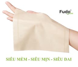 Khăn giấy tre Fudo - 1 Gói Giấy Ăn: 100% bột tre, không tạo mùi, không tẩy trắng, siêu mềm, siêu mịn, siêu dai