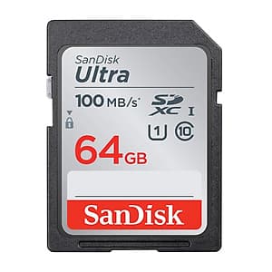 Thẻ Nhớ SDXC SanDisk Ultra 64GB UHS-I 100MB/s - Hàng Nhập Khẩu