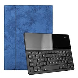 SK1102 Keyboard Smart Keyboard Case Flip Cover Wireless BT Keyboard Case Detachable Tempered Glass Keyboard Stand PU
