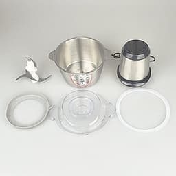 Máy xay thịt, xay cá, thực phẩm cối inox 304 dung tích 1.8L, công suất 350W xay cực nhuyễn