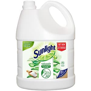 Nước Rửa Chén Sunlight Thiên Nhiên Muối Khoáng Và Lô Hội (3.6 kg) - Mới
