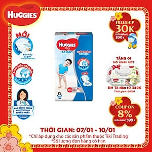 Tã Dán Huggies Dry Gói Cực Đại XXL56 (56 Miếng) - Bao Bì Mới