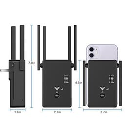 1200Mbps Wifi Repeater 802.11 AP Router Extender Signal Booster Range