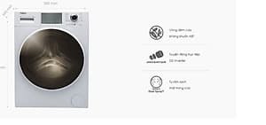Máy giặt Aqua Inverter 9.5 kg AQD-D950E N Mẫu 2019 - HÀNG CHÍNH HÃNG