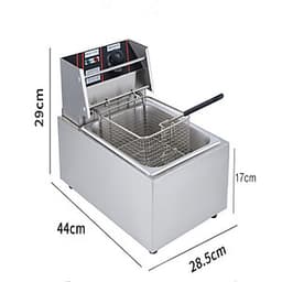 Bếp Chiên Nhúng Điện Cao Cấp ABG Dung Tích 6L, Ngăn Chứa Dầu Có Van Xả , Dùng Để Chiên Thức Ăn - Hàng Chính Hãng 