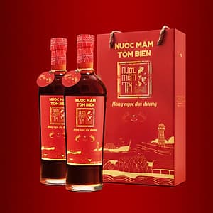 1 cặp 2 chai 500ml nước mắm tôm biển 45N