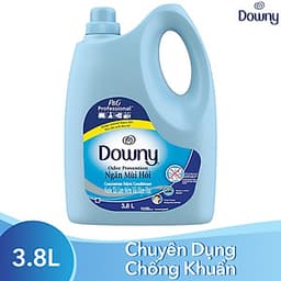 Nước Xả Vải Downy Chuyên Dụng Chống Khuẩn (Chai Lớn Tiết Kiệm 3.8L) - Bảo vệ khỏi vi khuẩn và mùi hôi - Hương thơm tươi mát kéo dài