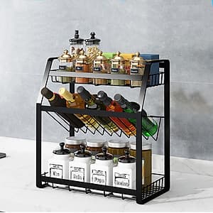 Kệ Nhà Bếp, Kệ Gia Vị 3 Tầng Hàng Cao Cấp