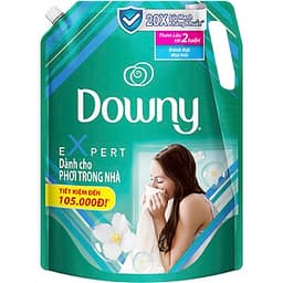 Nước Xả Vải Downy Expert Dành Cho Phơi Trong Nhà 2.4L (dạng túi)