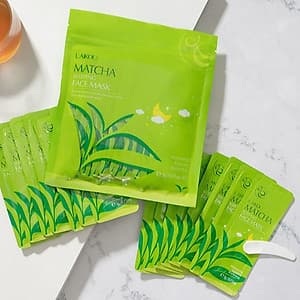  Bịch 15 Miếng Mặt Nạ Ngủ Trà Xanh Matcha Mud Mask Laikou