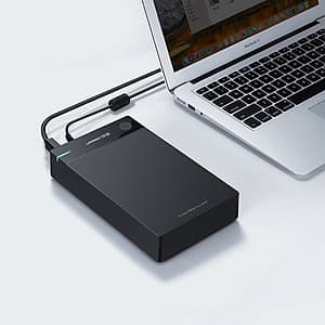Vỏ Hộp đựng ổ cứng 3.5 inch Sata/USB 3.0 hỗ trợ 10TB UGREEN 50422 - Hàng Chính Hãng