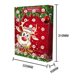 Christmas Elk Advent Calendar 2020 With 24 Little Doors Mystery Gift for Kids Children Fun Surprise