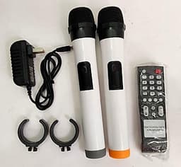 Loa kéo di động 3 tấc karaoke mr12 kèm 2 micro loa gỗ